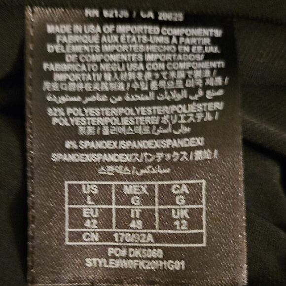 GUESS Strapless Black Sheath Jumpsuit Women’s Classic Cocktail One-Piece Large - Picture 7 of 7